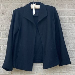 Eileen fisher short black jacket